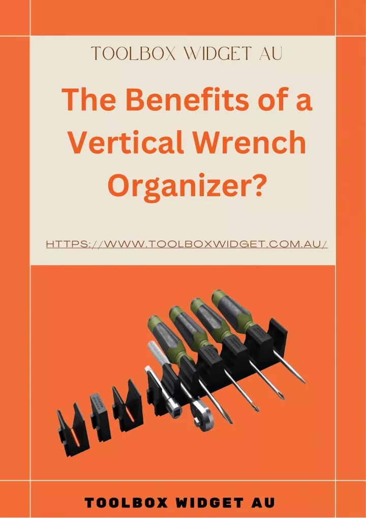 toolbox widget au the benefits of a vertical