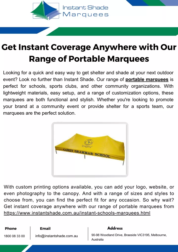 get instant coverage anywhere with our range