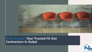 Noor Aswad: Your Trusted Fit Out Contractors in Dubai