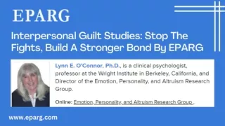 Interpersonal Guilt Studies Stop The Fights, Build A Stronger Bond By EPARGInterpersonal Guilt Studies Stop The Fights,