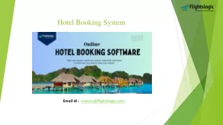 hotel booking system