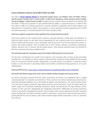 camera modules industry worth 68 5 billion by 2028