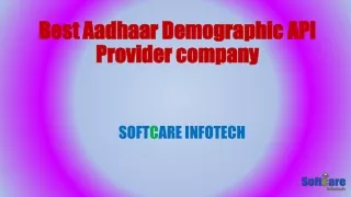 Top Aadhaar demographic Verification API Provider