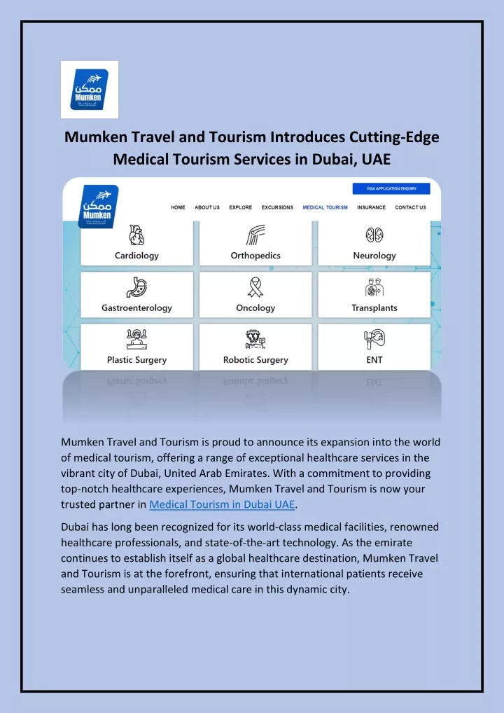 mumken travel and tourism introduces cutting edge