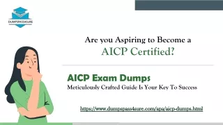Looking for AICP Study Guide That Work? Join Dumpspass4sure!