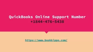 QuickBooks online Support  +1-844-476-5438