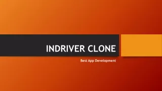 Indriver Clone