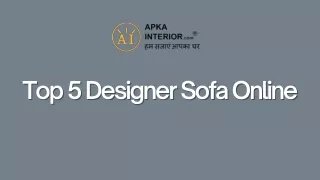 Top 5 Designer Sofa Online Paddington 3 Seater Sofa In Dusty Blue Color - Presentation