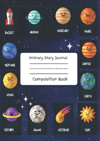 get [PDF] Download Primary Story Journal - Composition Book: Dotted Midline