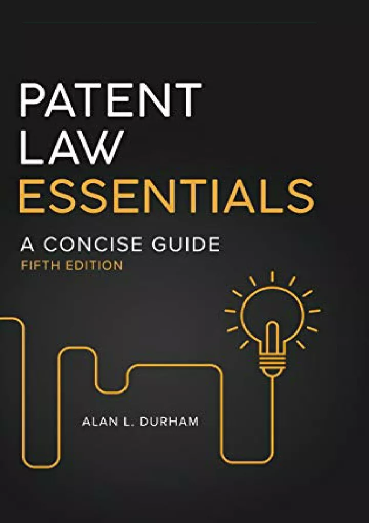 patent law essentials a concise guide download