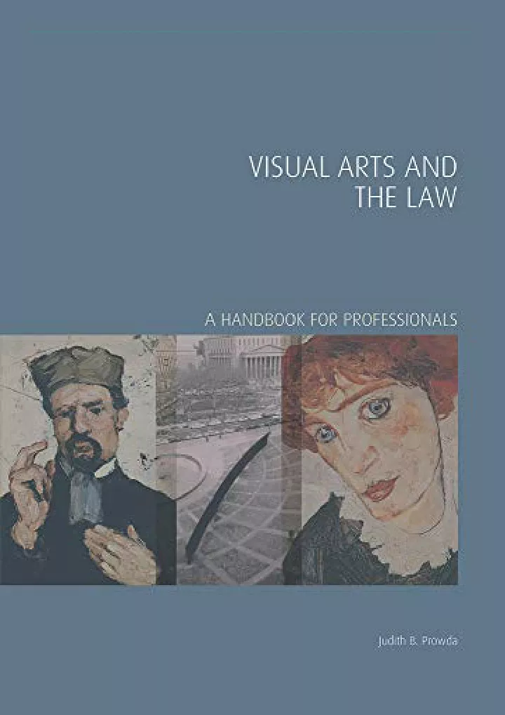 visual arts and the law a handbook