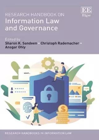 [READ DOWNLOAD] Research Handbook on Information Law and Governance (Resear