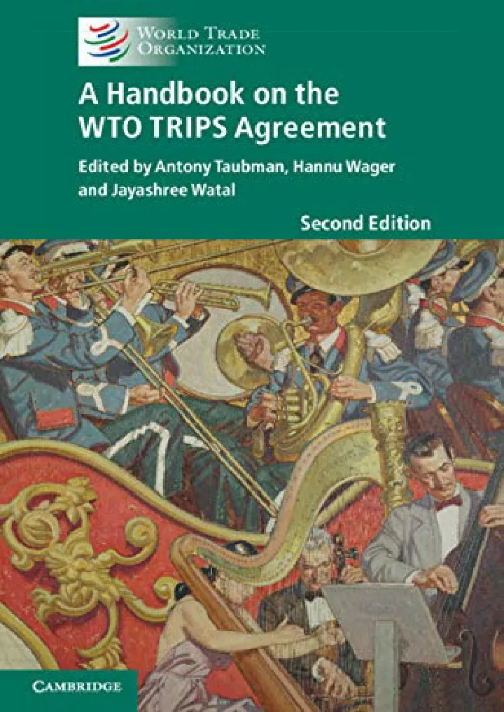 a handbook on the wto trips agreement download