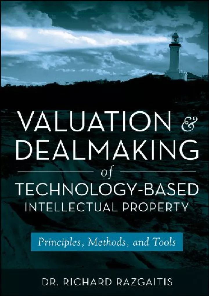 valuation and dealmaking of technology based