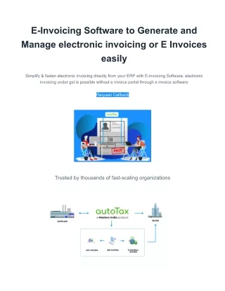 E invoicing