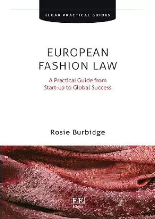 PDF_ European Fashion Law: A Practical Guide from Start-up to Global Succes