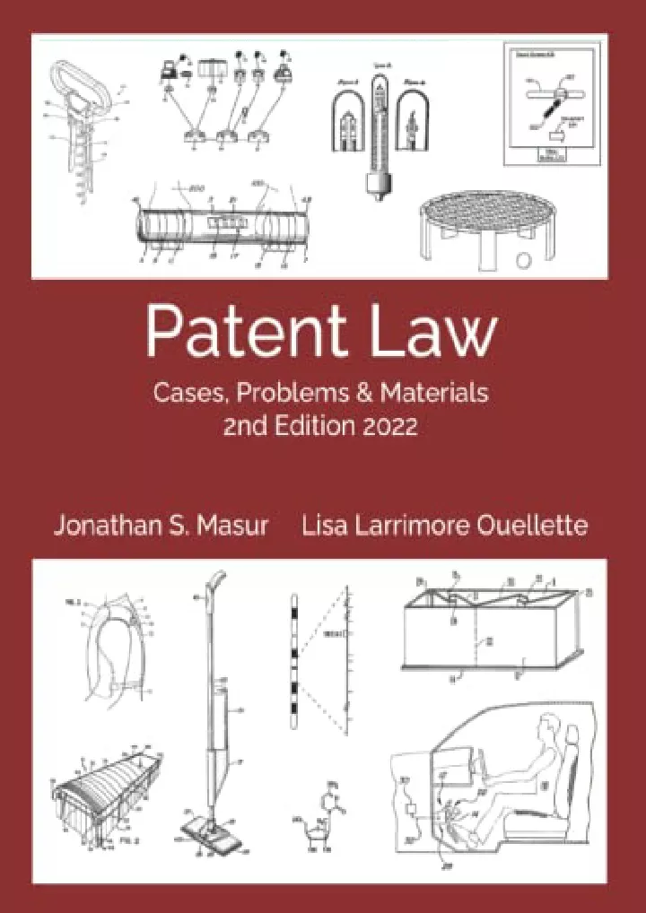 patent law cases problems and materials