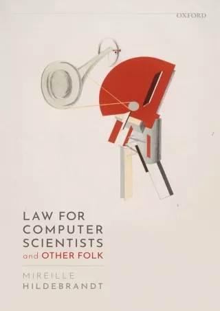 [PDF] DOWNLOAD Law for Computer Scientists and Other Folk full