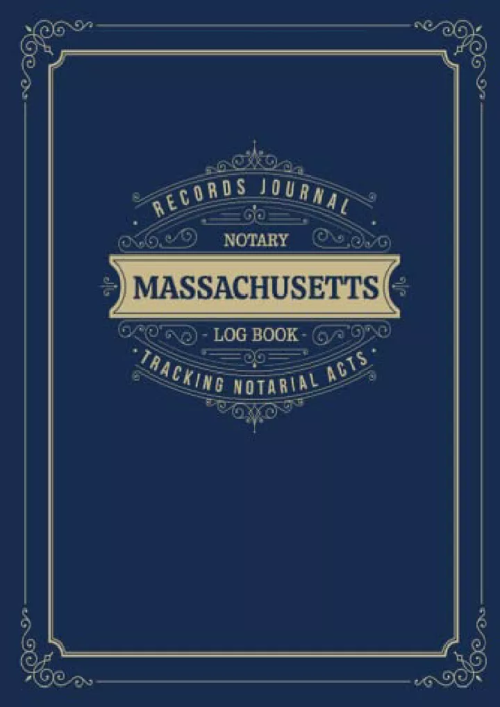 massachusetts notary log book download pdf read