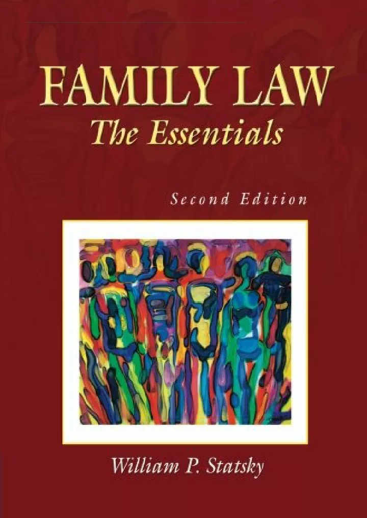 family law the essentials download pdf read