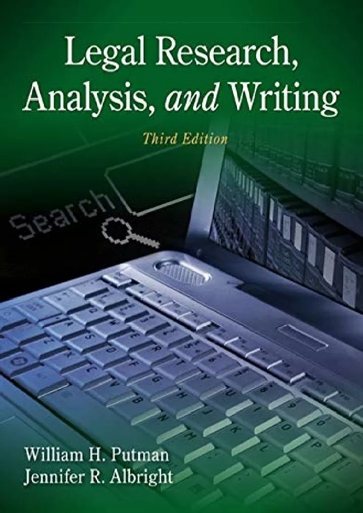 legal research analysis and writing download