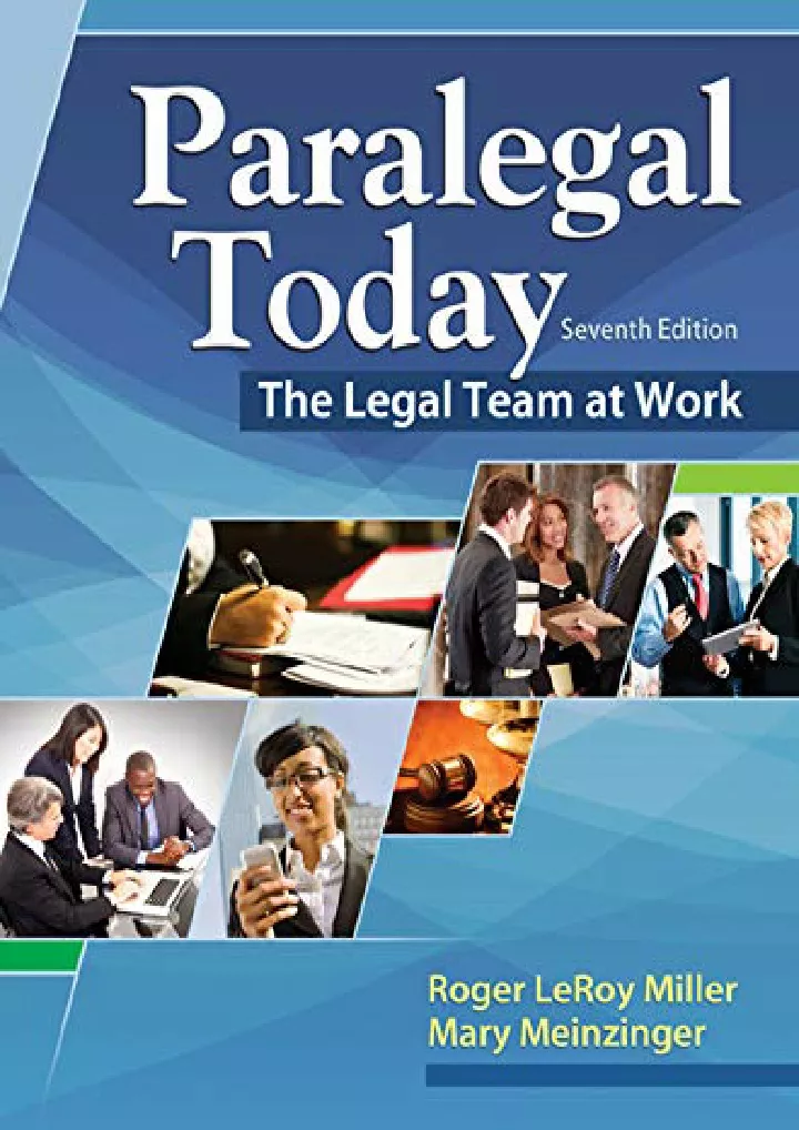 paralegal today the legal team at work download
