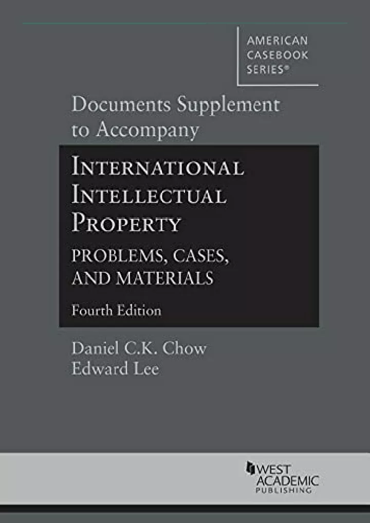 documents supplement to accompany international