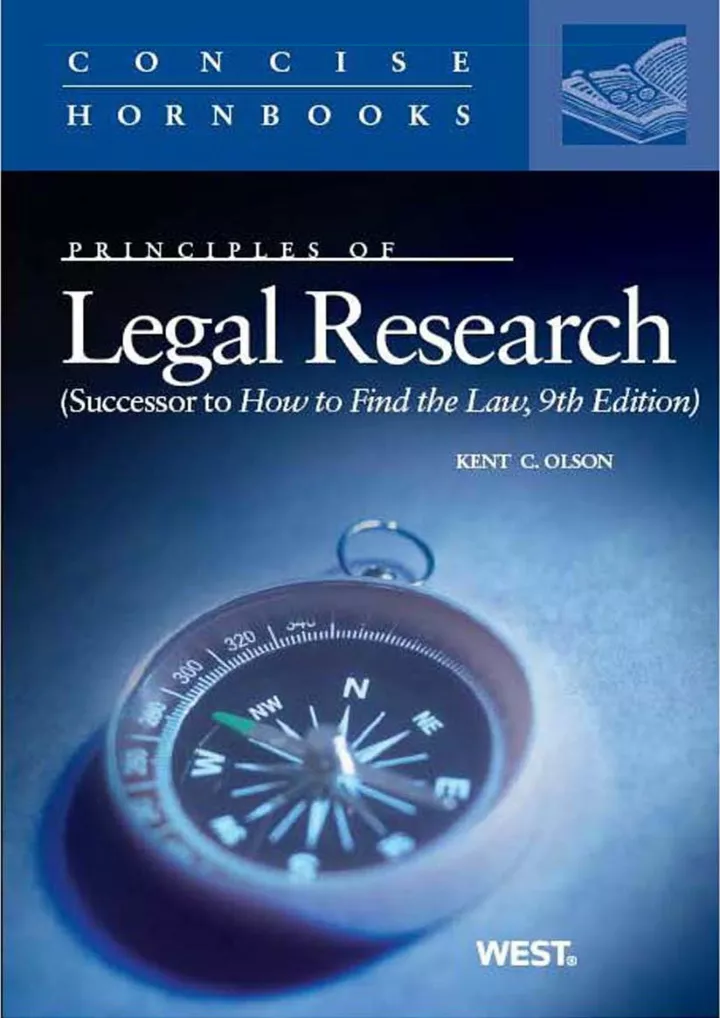 principles of legal research successor