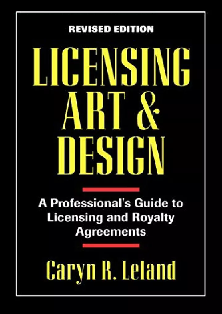 licensing art and design a professional s guide