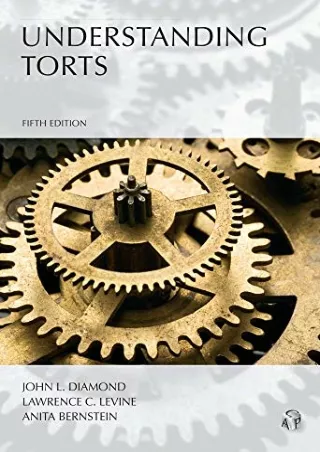 DOWNLOAD/PDF Understanding Torts free