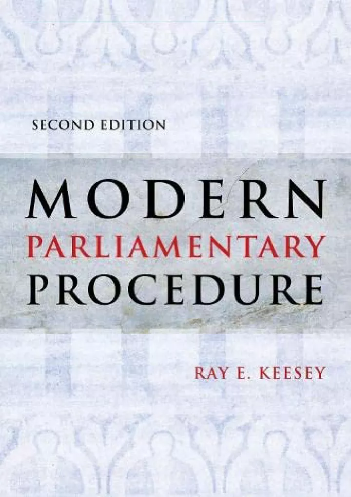 modern parliamentary procedure download pdf read