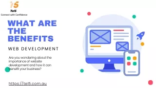 What are the Benefits of Web Development