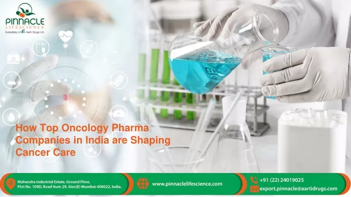 how top oncology pharma companies in india