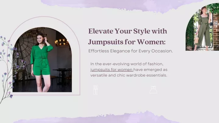 elevate your style with jumpsuits for women