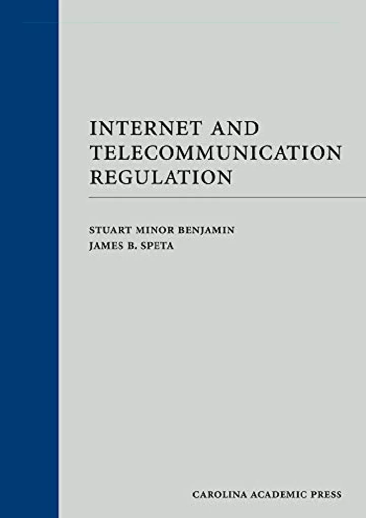 internet and telecommunication regulation