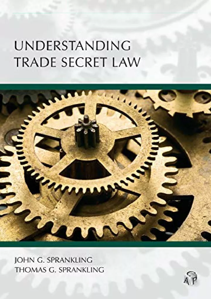 understanding trade secret law understanding