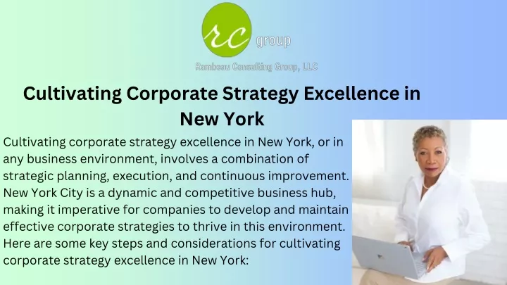 cultivating corporate strategy excellence