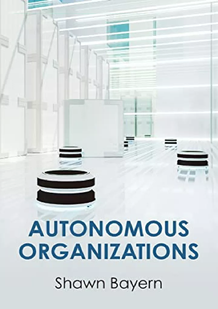 autonomous organizations download pdf read