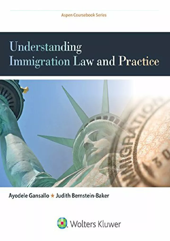 understanding immigration law and practice aspen