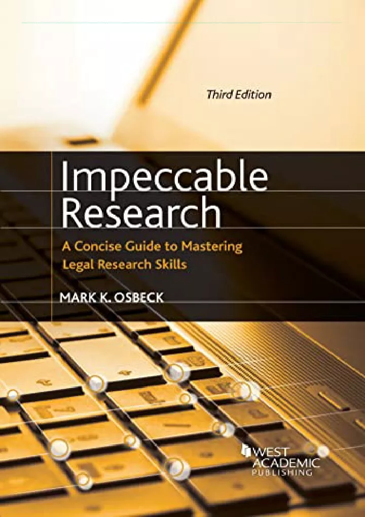 impeccable research a concise guide to mastering