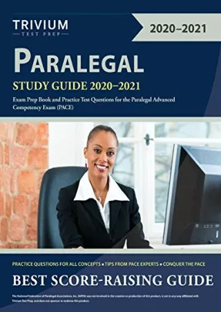 [READ DOWNLOAD] Paralegal Study Guide 2020-2021: Exam Prep Book and Practic