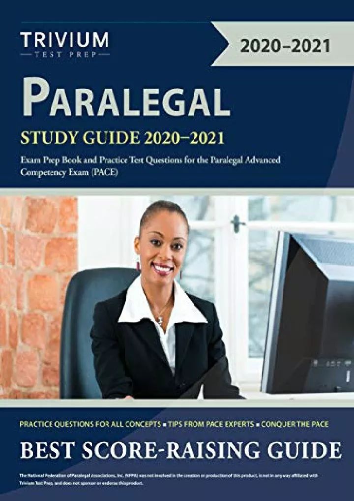 paralegal study guide 2020 2021 exam prep book