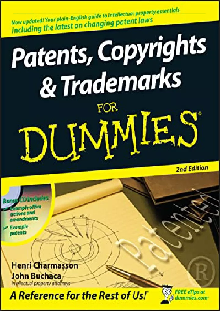 patents copyrights and trademarks for dummies