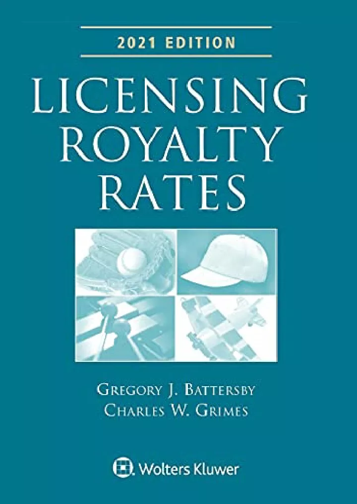 licensing royalty rates 2021 edition download