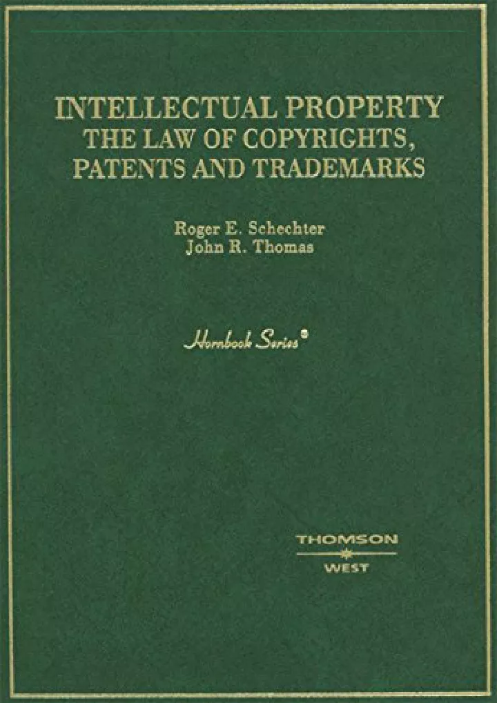 schechter and thomas intellectual property