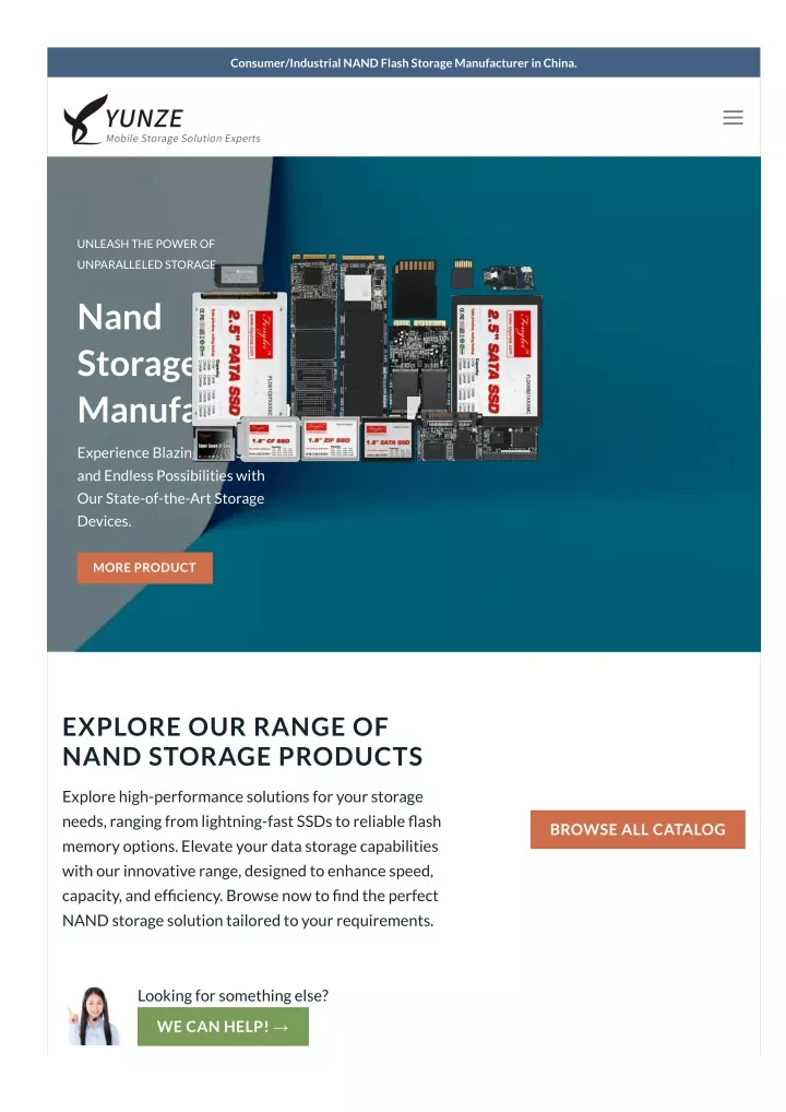 consumer industrial nand flash storage