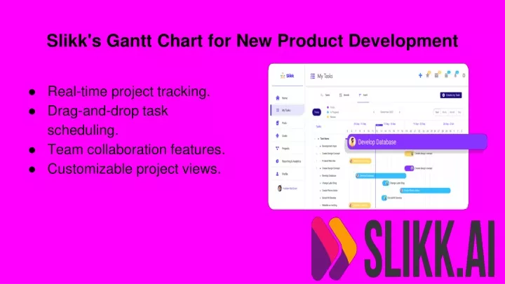 slikk s gantt chart for new product development