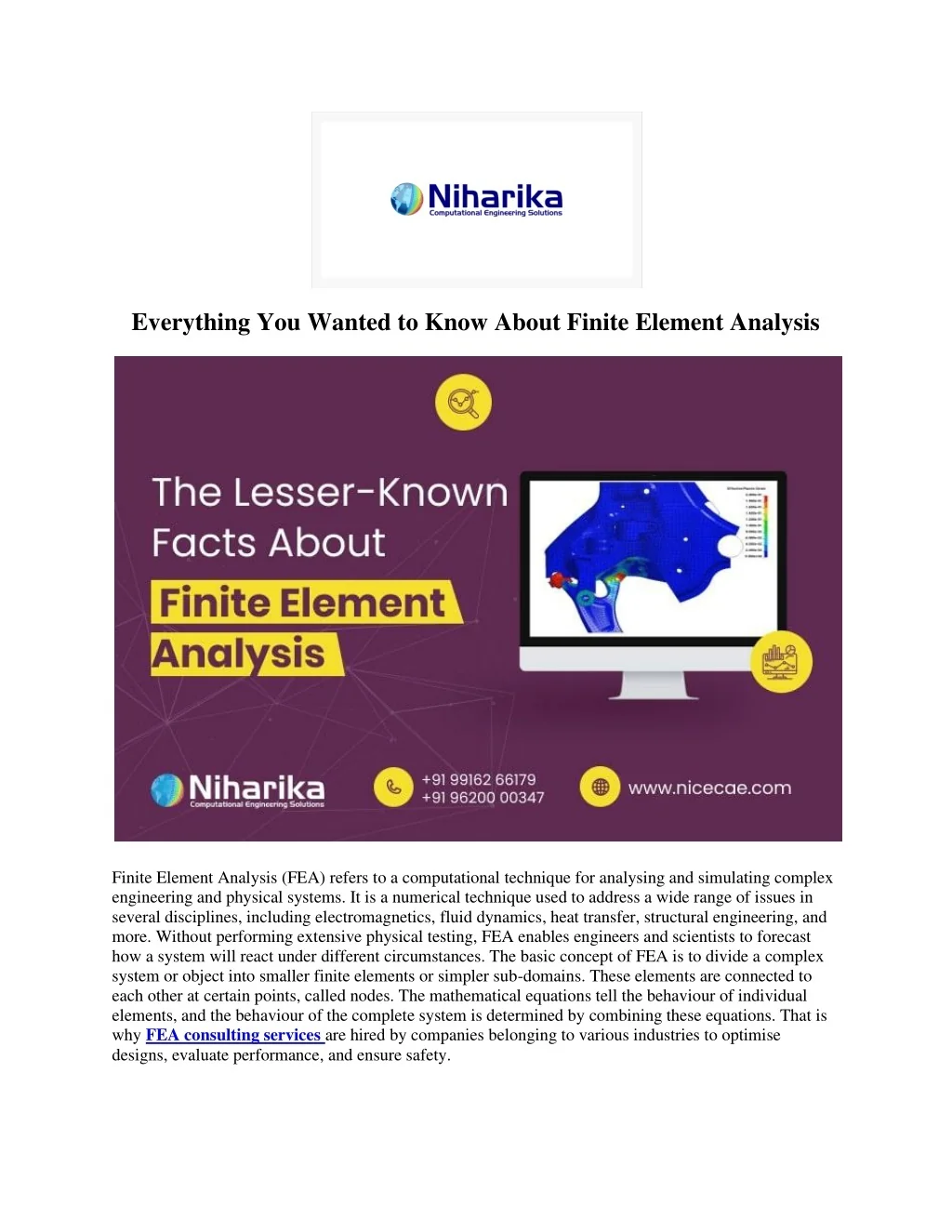 PPT - Everything You Wanted to Know About Finite Element Analysis ...