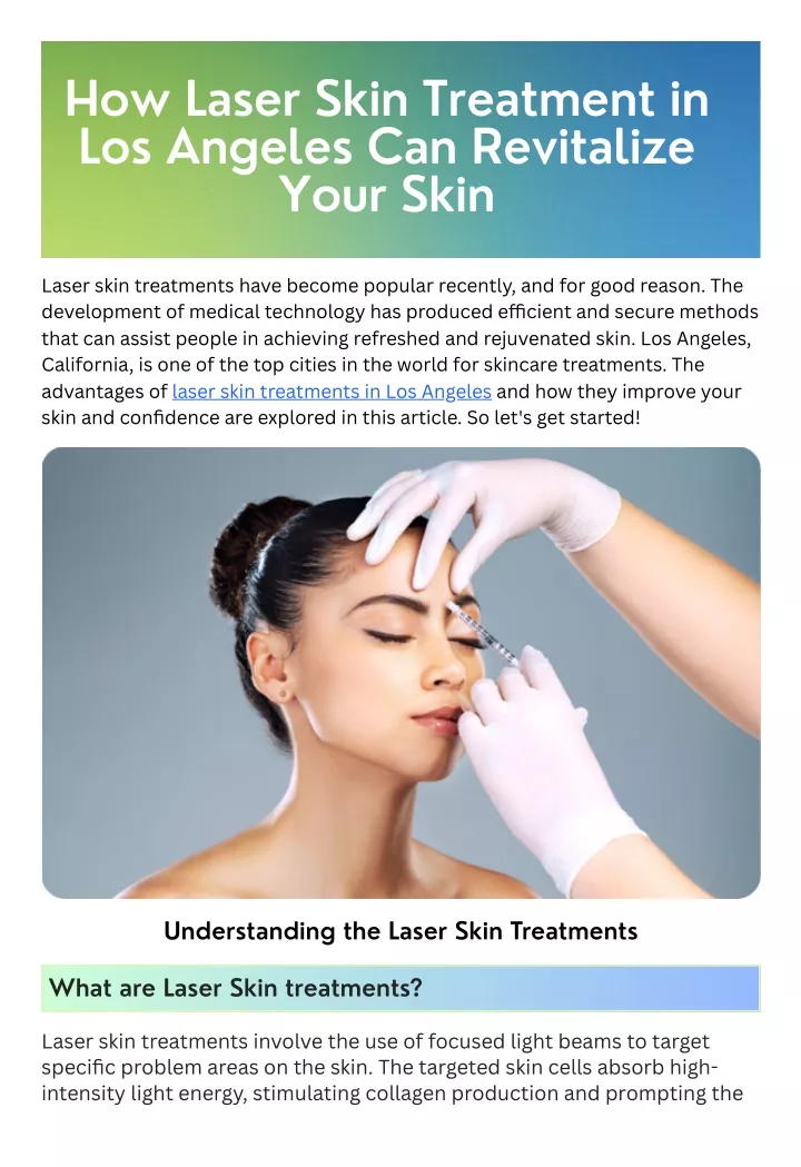 how laser skin treatment in los angeles