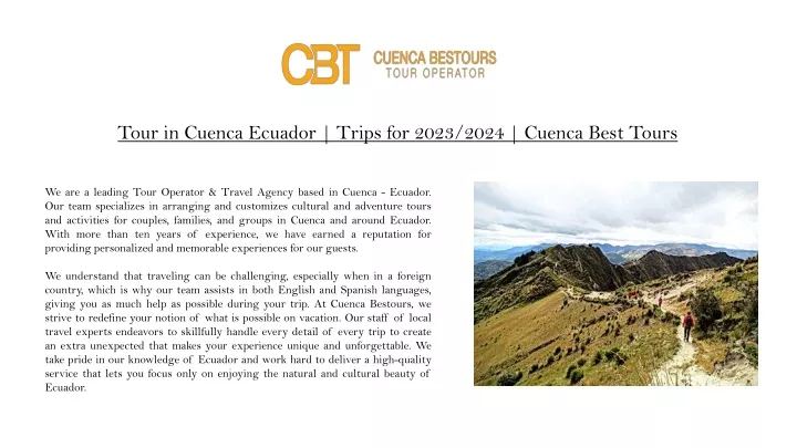 tour in cuenca ecuador trips for 2023 2024 cuenca